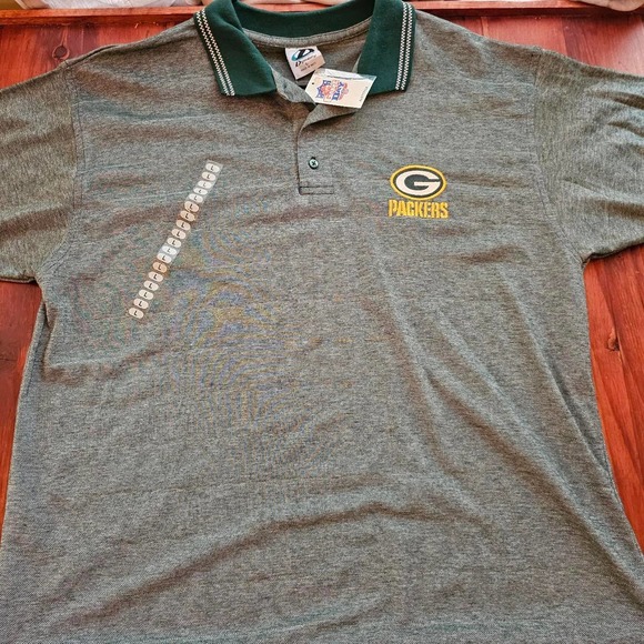 New With Tags Deadstock Green Bay Packers NFL Football Vintage Golf Polo - Picture 1 of 5